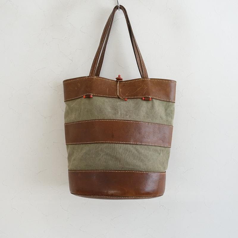 HENRY CUIR（アンリークイール） *レザー使いトートバッグ*手提げ