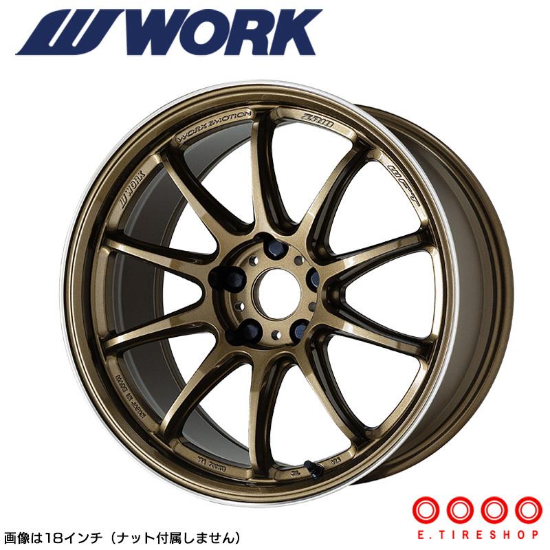 WORK WORK EMOTION ZR10 18×8.5J PCD100 5H INSET+47 チタンダイヤ
