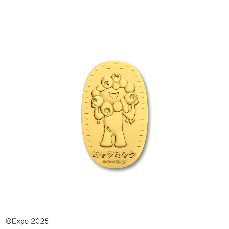 ミャクミャク記念小判 B・純金製 小 : E-medal.jp ヤフー店 - 通販