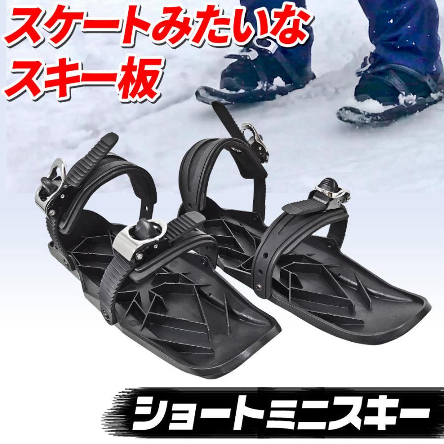 ミニスキースケート ミニスキー板 雪用 【 ショートミニスキー 】 22