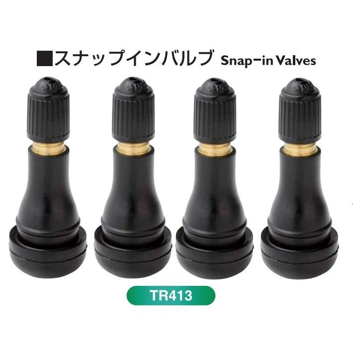 日本製 太平洋工業 TR413 CL パッキン付き 4個セット PACIFIC