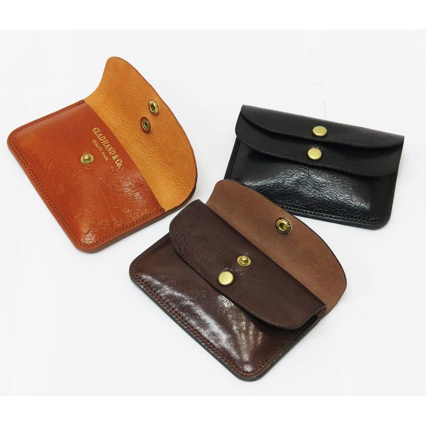 GLAD HAND（グラッドハンド） レザー ダブルフラップ コインケース