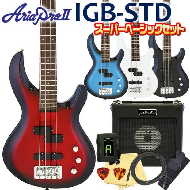 Aria Proll ベース 初心者 入門 Pro II アリア プロ IGB-STD 8点
