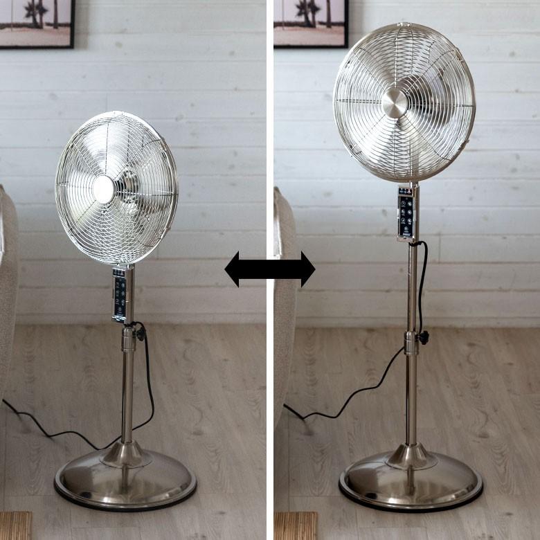 扇風機 サーキュレーター リビングファン タイマー付き シルバー