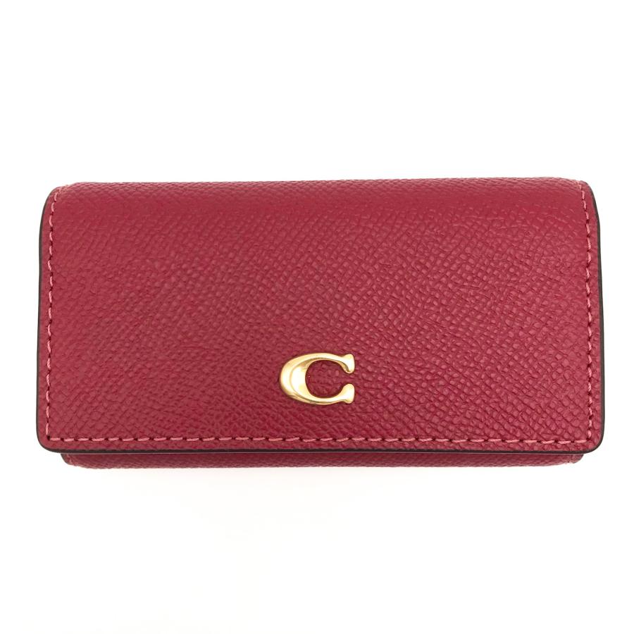 COACH（コーチ） ☆COACH☆ 6リング キーケース クロスグレインレザー