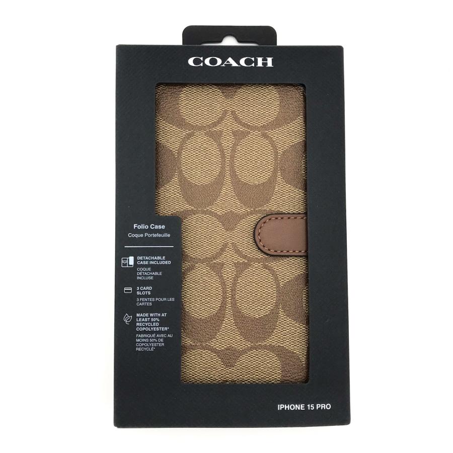COACH（コーチ） スマホケース 手帳型 ☆COACH☆ iPhone 15 PRO