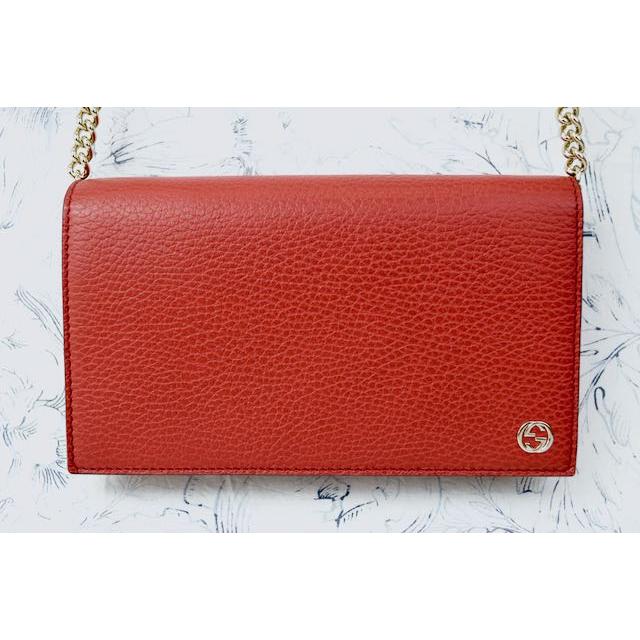 GUCCI（グッチ） 長財布 GUCCI 466506 GG CHARM レザー チェーン