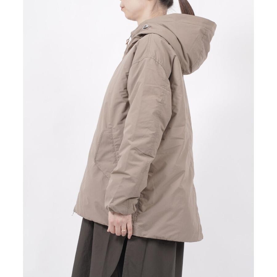 ロフトラボ ダウンコート フーデッドミドルレングスダウンジャケット