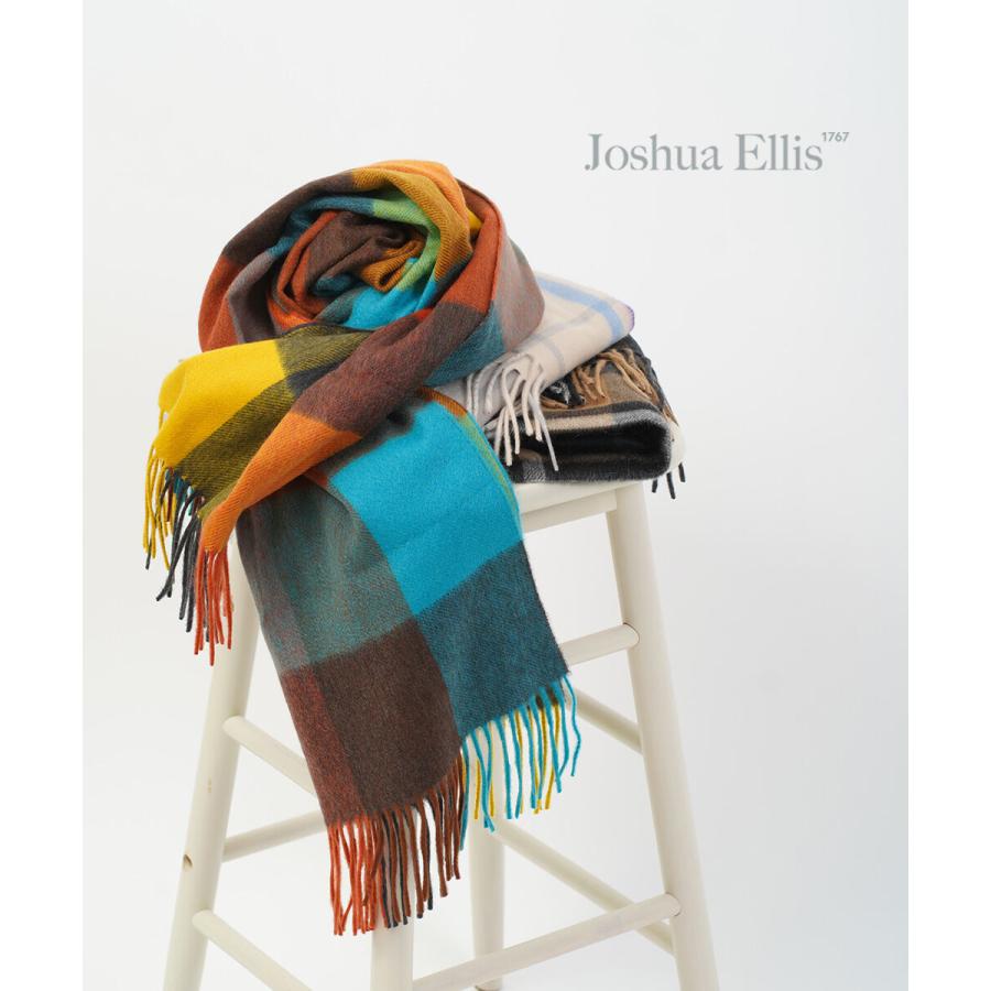 ジョシュアエリス カシミヤストール チェック CPG50×190 Joshua Ellis