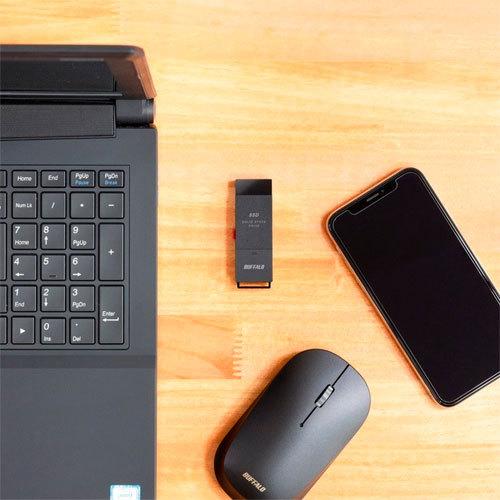 BUFFALO（バッファロー） ポータブルSSD SSD-PUT1.0U3BC/D [外付けSSD