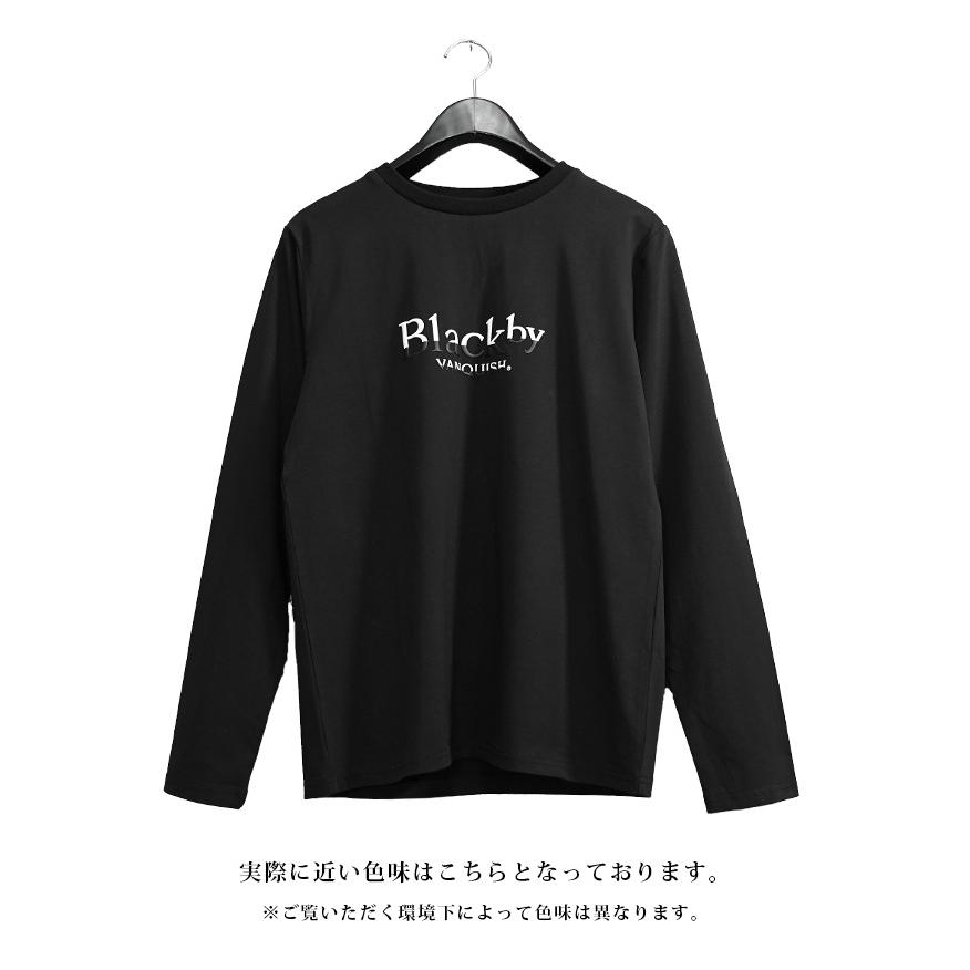 BLACK by VANQUISH（ブラックバイバンキッシュ） クルーネック Tシャツ