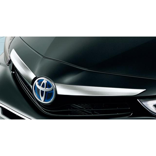 プリウスαアルファ40系 後期：純正 フロントメッキガーニッシュ【廃盤