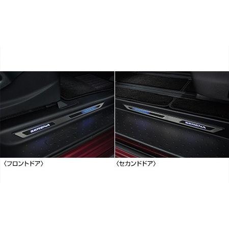 日産（NISSAN） セレナ C27系 前期：純正 イルミ付きエントランス
