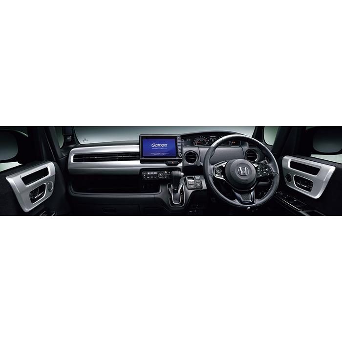 N-BOX NBOXカスタム JF3 JF4：純正 インテリアパネル (レッド シルバー