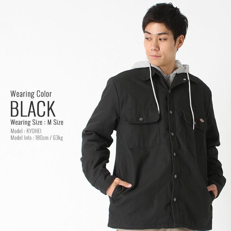 Dickies（ディッキーズ） シャツジャケット パーカーフード付き ダック