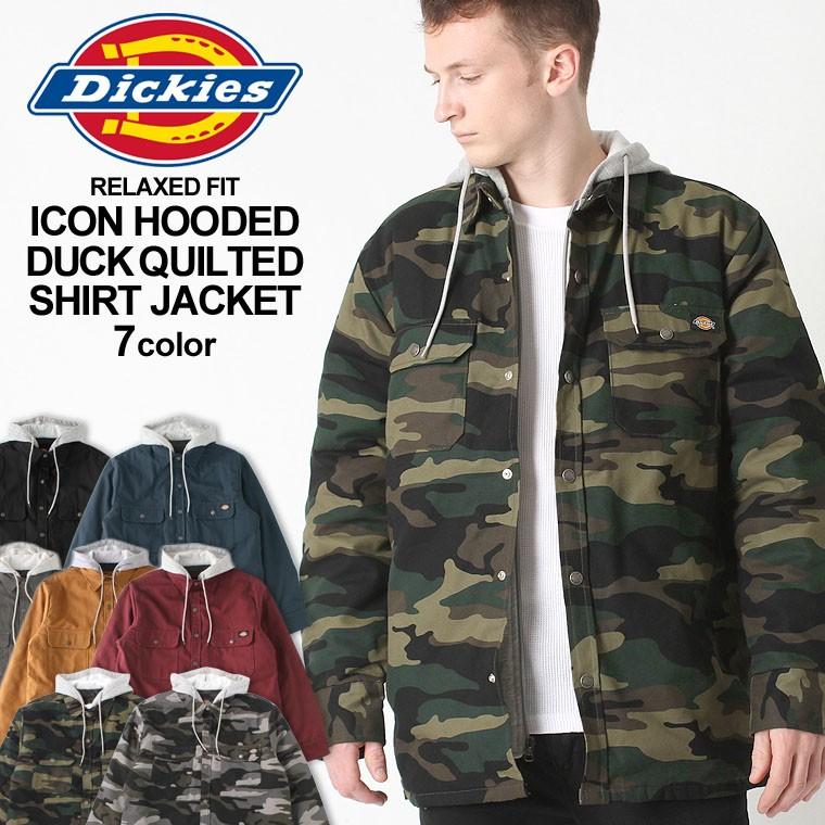 Dickies（ディッキーズ） シャツジャケット パーカーフード付き ダック