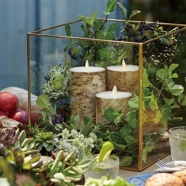 カメヤマキャンドル LUMINARA ルミナラ バーチピラー3.5×4（キャンドル