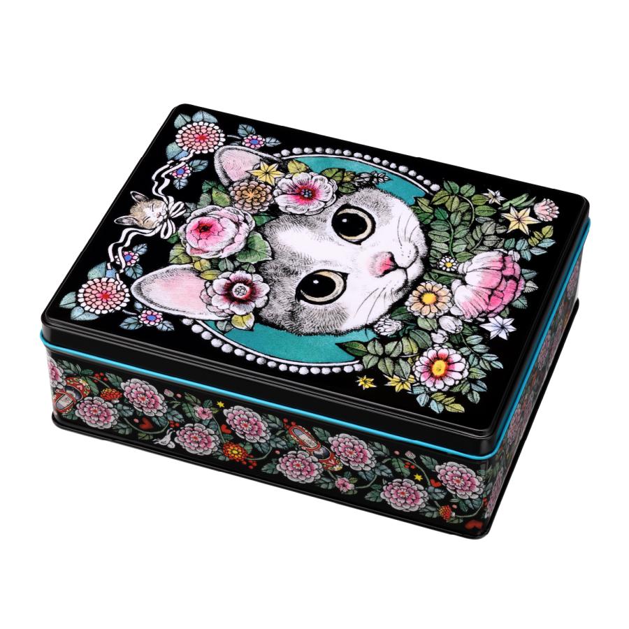 ホルベイン ヒグチユウコ 2024コラボ・ブリキ角缶 おひめさまBOちゃん