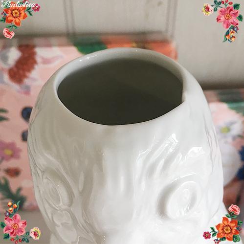 ナタリー・レテ ヴェイス・ビッグ・オウル フクロウの花瓶