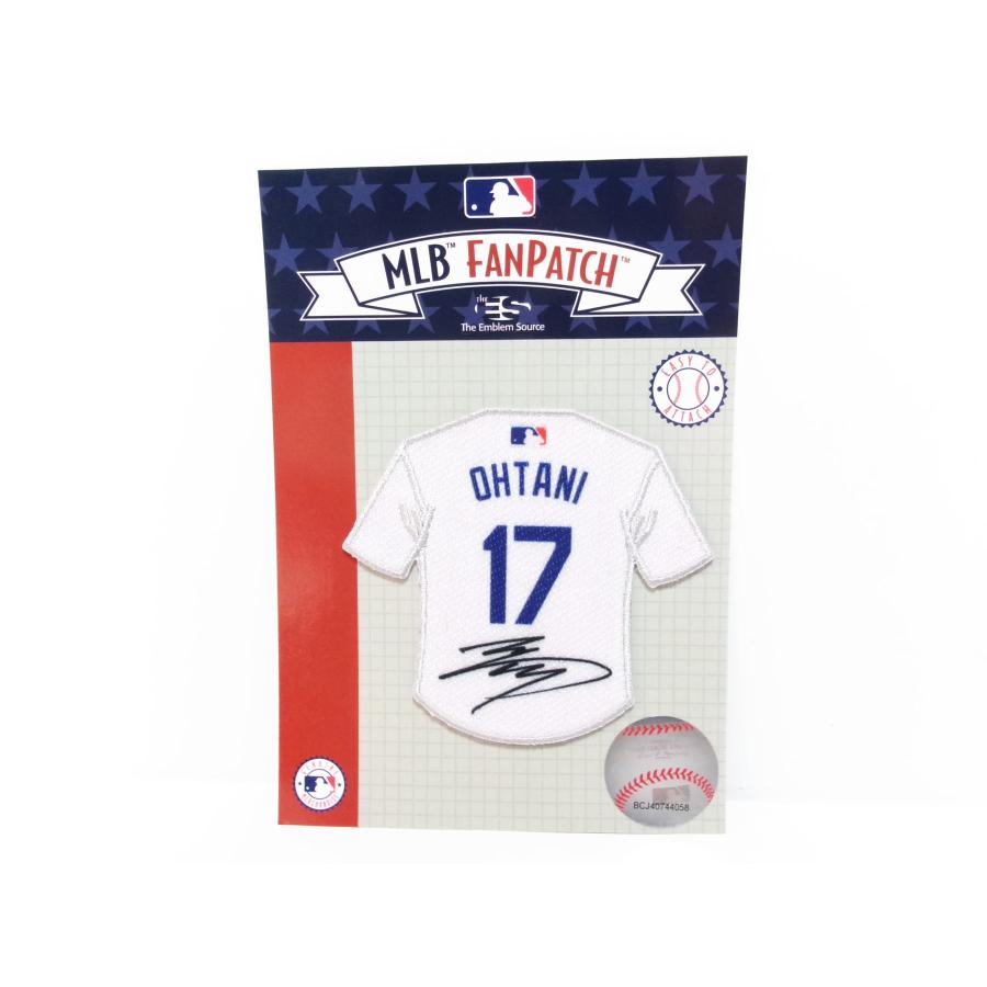 大谷翔平 LA ドジャース ワッペン パッチ 背番号17 サイン