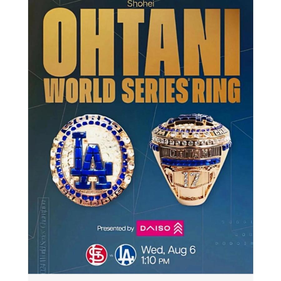 大谷翔平 LAドジャース 球場配布 2025年8月6日 ワールドシリーズ 2024