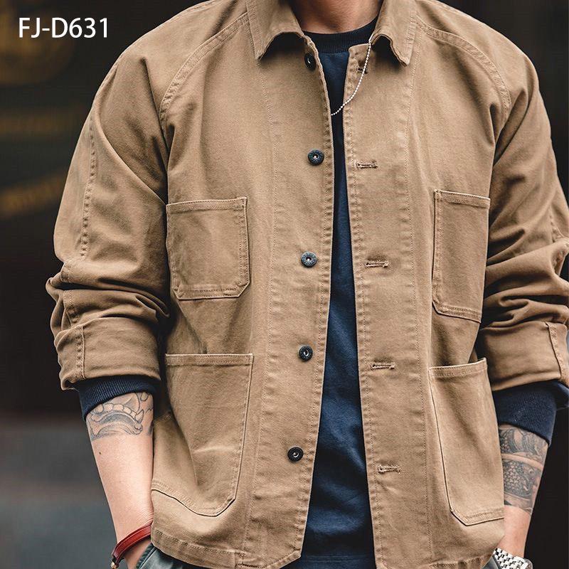 ワークシャツ カジュアル ジャケット ミリタリー ワーク 長袖 羽織