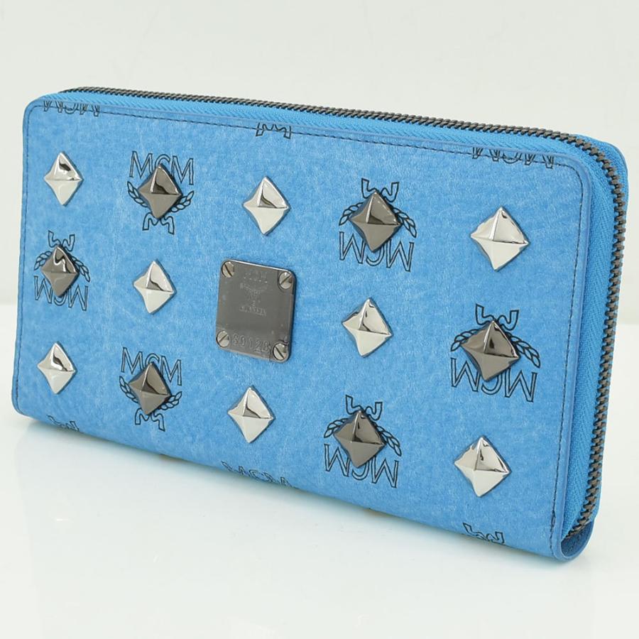MCM（エムシーエム） 長財布 ロゴグラム スタッズ ロングウォレット