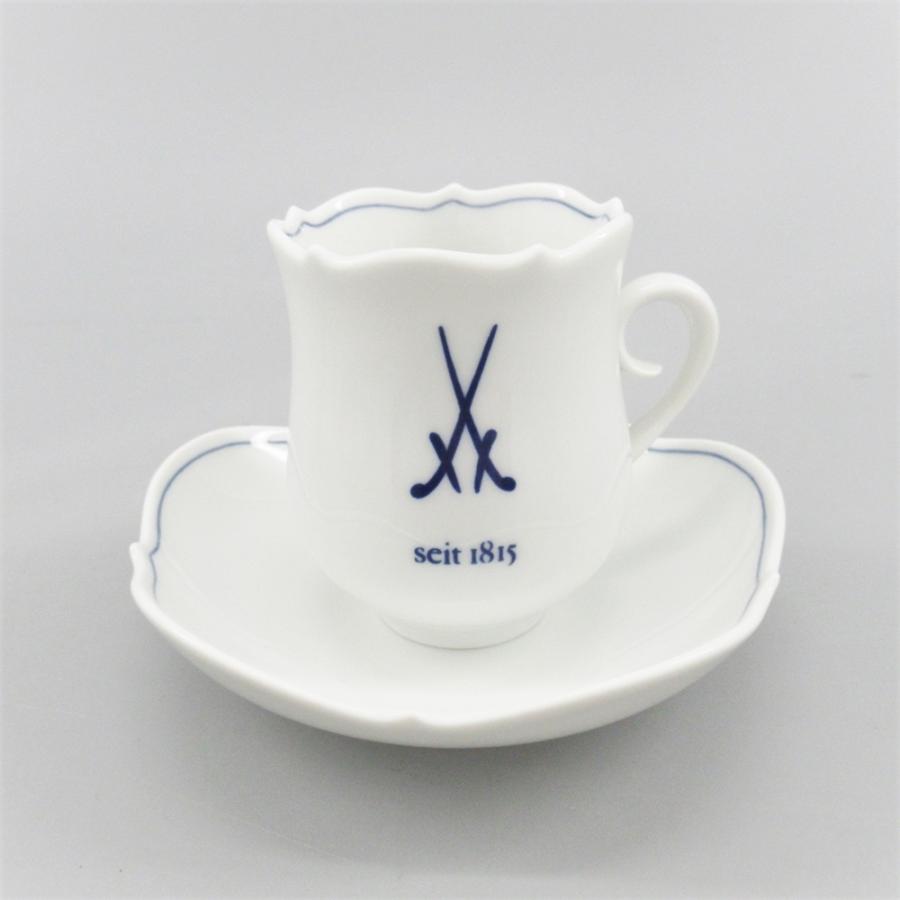 マイセン Meissen 食器 双剣マーク デミタスカップ＆ソーサー 計6客