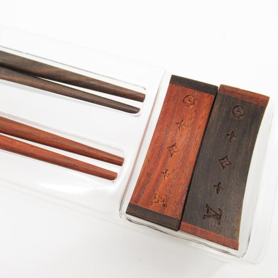 LOUIS VUITTON（ルイ・ヴィトン） 箸＆箸置き 2膳セット ケース付き