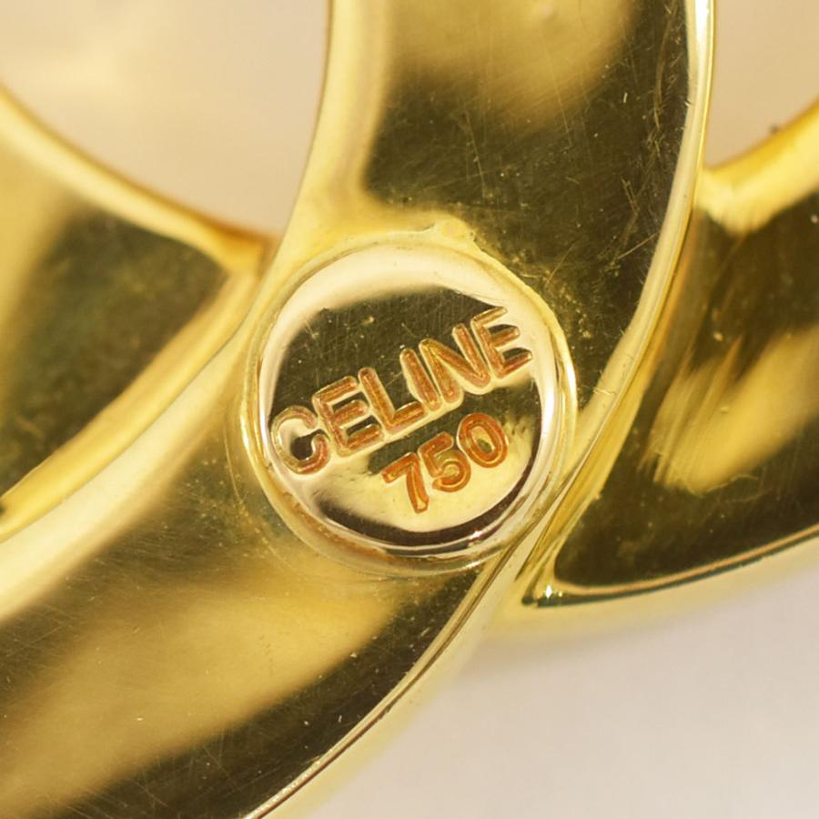 CELINE（セリーヌ） ブローチ サークル ロゴ ブローチ ヴィンテージ