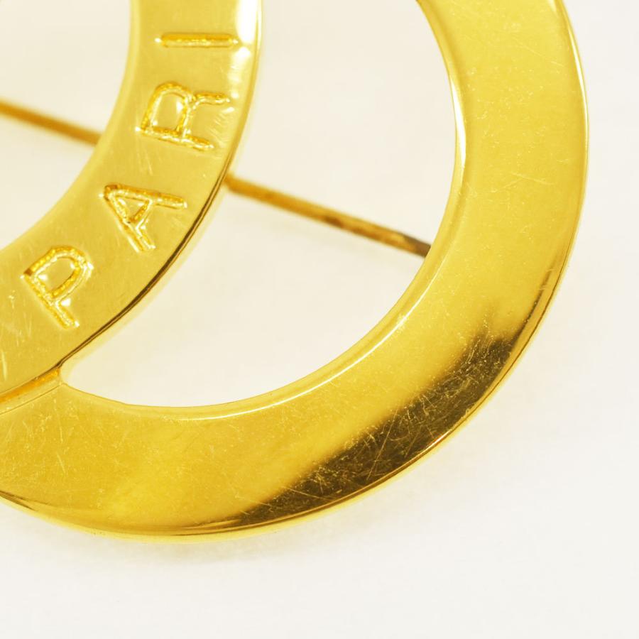 CELINE（セリーヌ） ブローチ サークル ロゴ ヴィンテージアクセリー