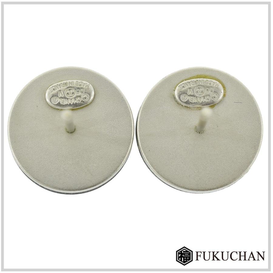 CHANEL（シャネル） ココマーク クリア ピアス 05V シルバー×クリア