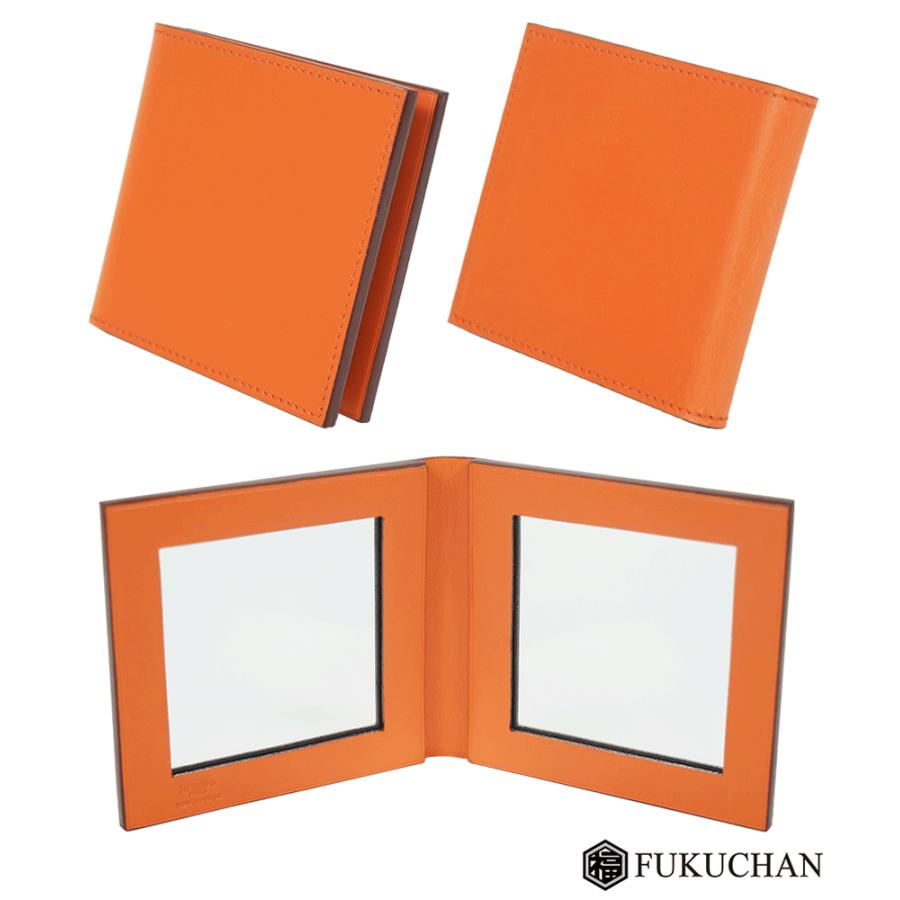 HERMES/エルメス コンパクトミラー オレンジ 中古 : ブランドショップ