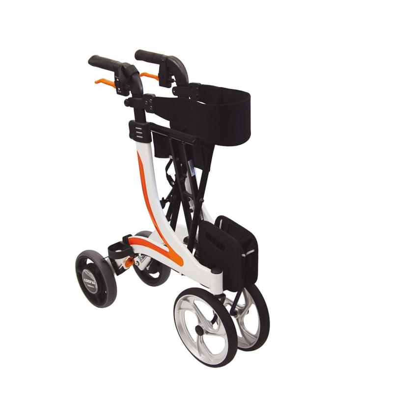 カワムラサイクル 屋内外両用 4輪 歩行器 KW41 抑速ブレーキ付きタイプ