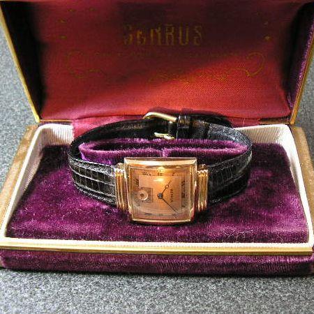 BENRUS ベンラス手巻きアンティーク腕時計、ボックス入り : 古時計の館