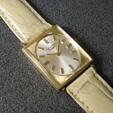 LONGINES（ロンジン） アンティーク手巻き腕時計・スクエア : 古時計の