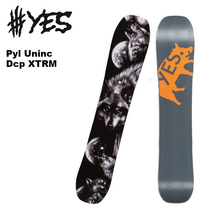 YES イエス スノーボード 板 Pyl Uninc Dcp XTRM 24-25 モデル MENS