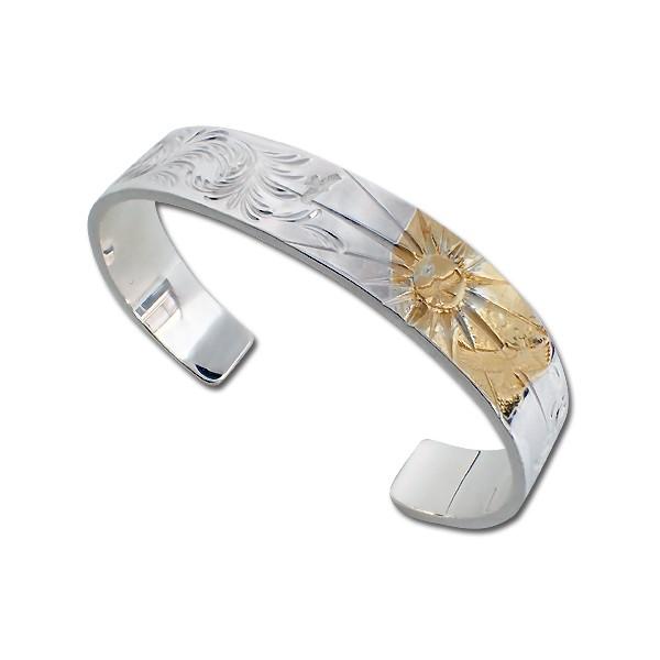 鷲見 太郎 /Taro Washimi アラベスク デザイン12mmバングルw/24金サン