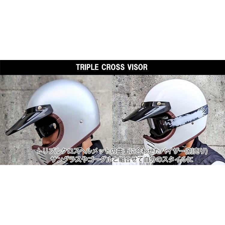 RIDEZ 特典付き ライズ トリプルクロスヘルメット XXX TRIPLE CROSS