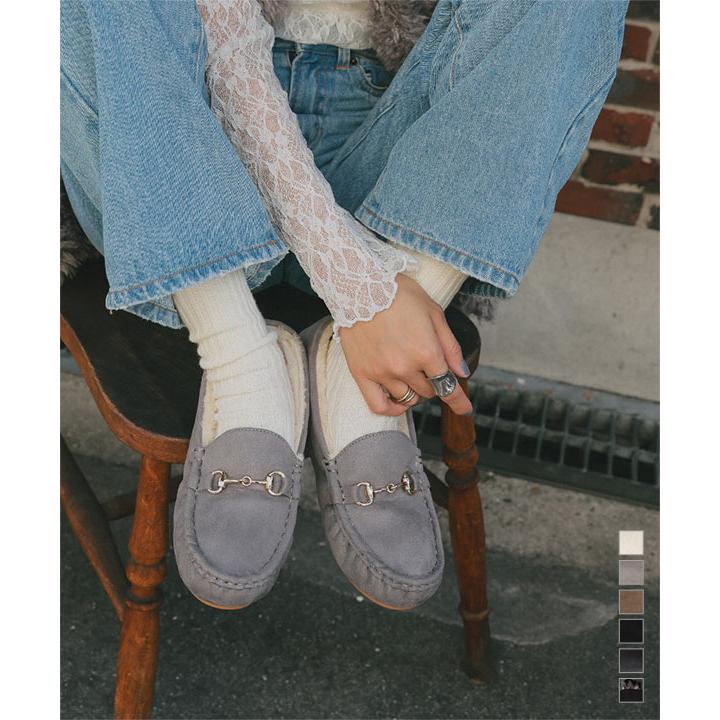 KOBE LETTUCE（神戸レタス） ファーローファー ローファー ムートン