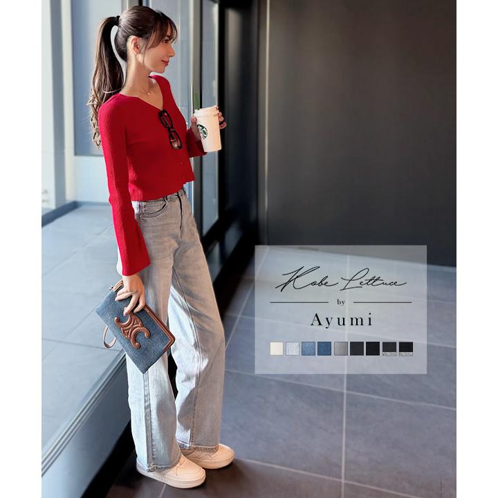 KOBE LETTUCE（神戸レタス） 岡部あゆみさんコラボ デニムパンツ