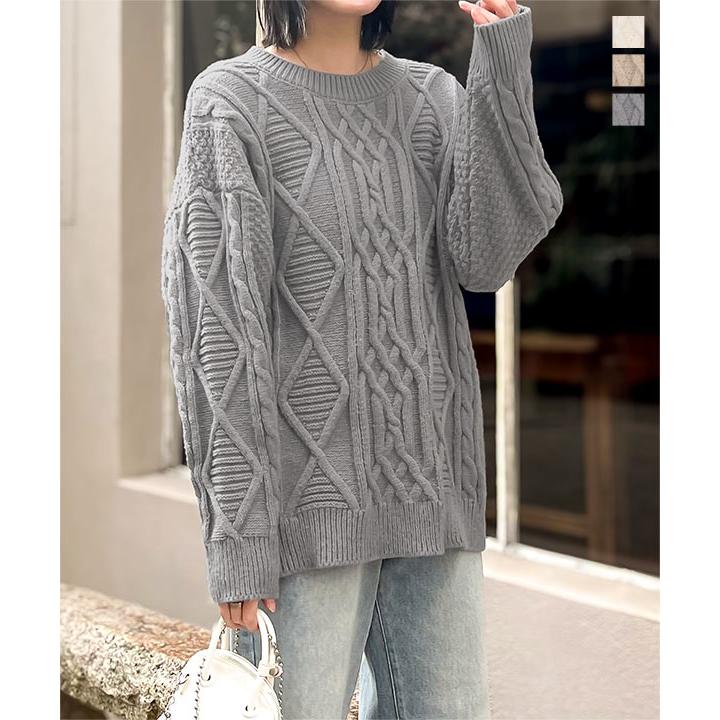 KOBE LETTUCE（神戸レタス） セール アランニット ケーブルニットプル