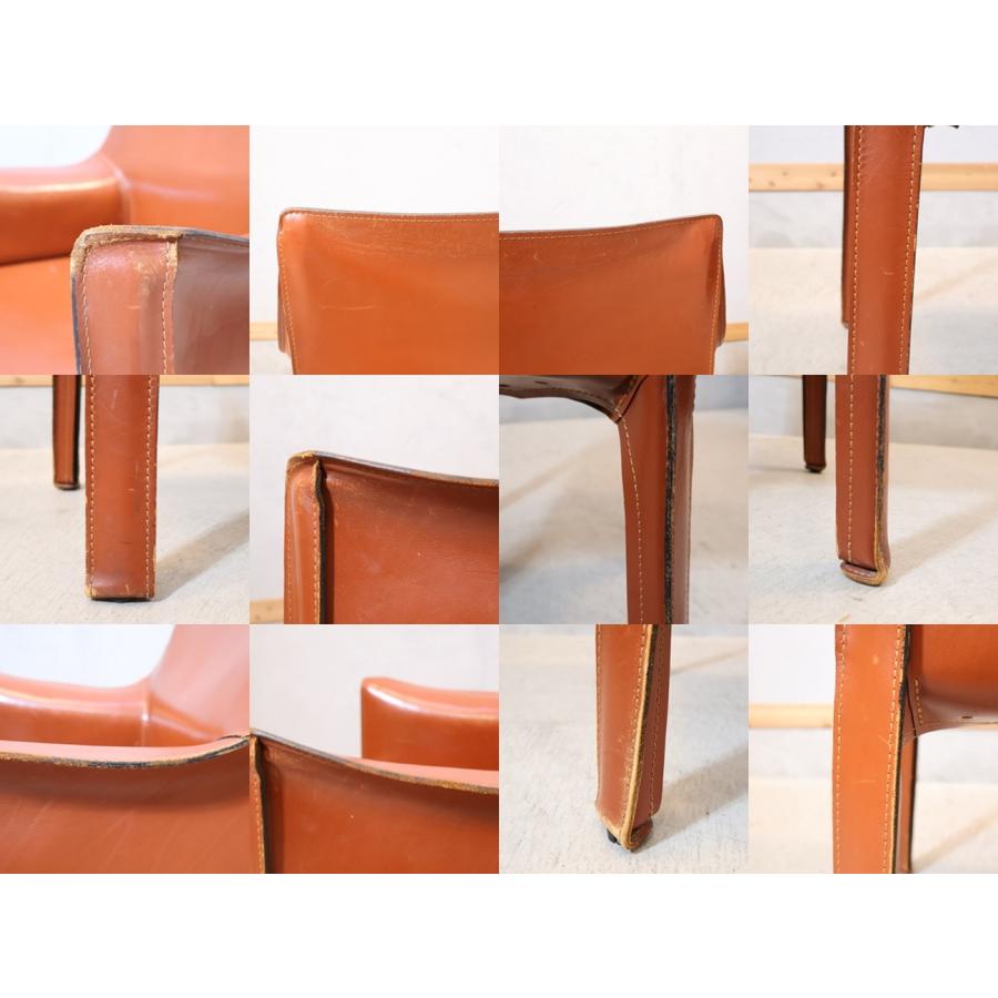 Cassina カッシーナ 413 CAB キャブ アームェア レザー 本革