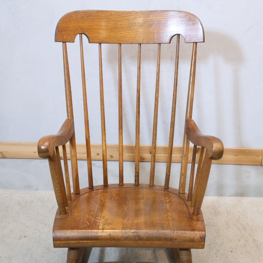 飛騨産業 キツツキマーク 穂高 ホワイトオーク材 ロッキングチェアー