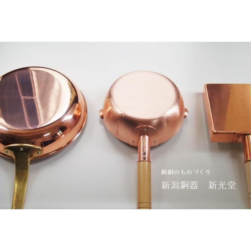 希少！表面ブロンズ加工】銅製 両手煮込鍋20cm COPPER100 燕三条 希少