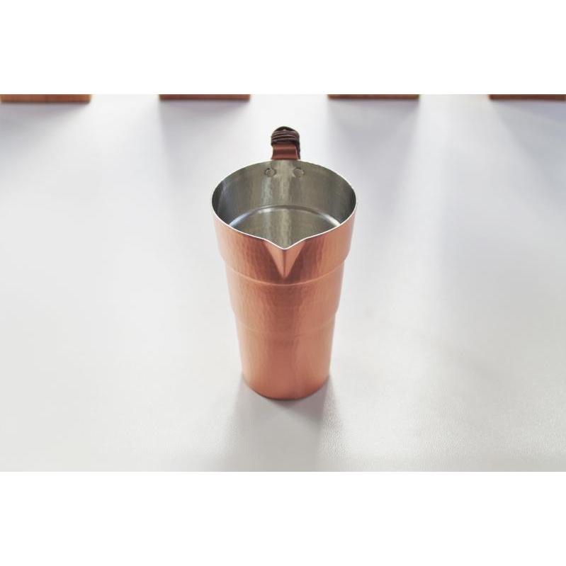 新光金属 ちろり 1合 銅製 手打ち 銅 燕市 酒器 燗付け器 銅のチロリ