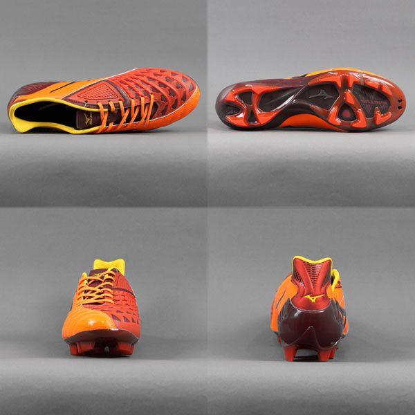 MIZUNO（ミズノ） ウエーブイグニタス 3 MD オレンジ×ブラック