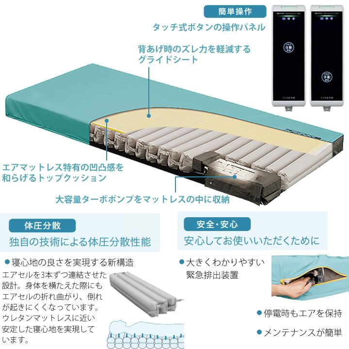 パラマウントベッド（PARAMOUNT BED） エアマットレス ここちあ利楽 清