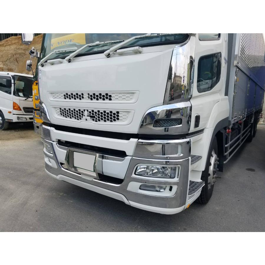 07スーパーグレート用 フロントウインカー ランプ セット スモーク