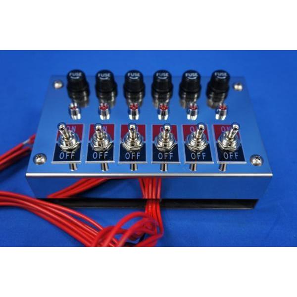 ジェットイノウエ 6連スイッチボックス パイロットランプ付 : トラック